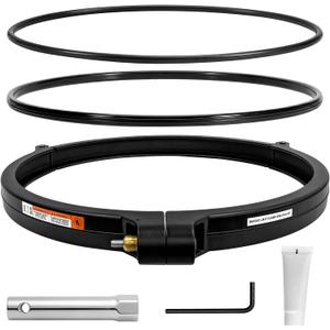 DEX2421JKIT Tension Control Clamp Kit with DEX2422Z2 Metal Reinforced Tank Seal Gasket & DEX2400K Filter Tank O-Ring Compatible with Hayward Swim-Clear & Pro-Grid DE Pool Filters(2007+) Pool Filters