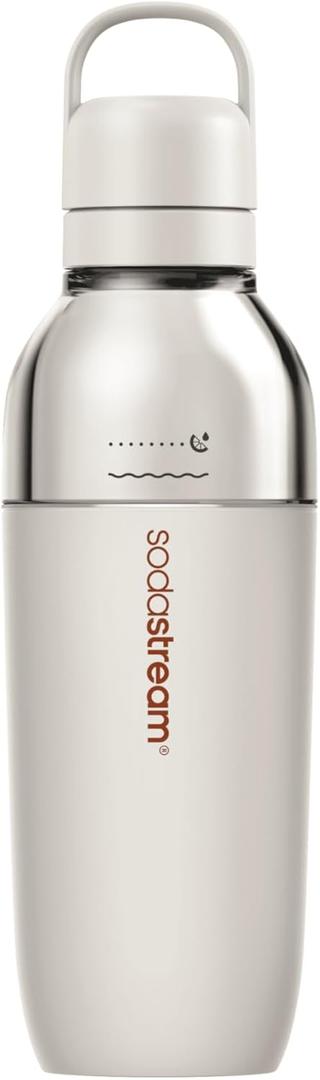 sodastream Fizz & Go Easy Mix Carbonating Bottle - Sand, 23.7 Fl Oz