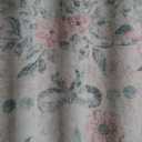 Wonnitar Floral Bow Rug for Girls Bedroom, Pink Area Rug 6x9 for Room Decor, Washable Ultra-Thin Non Slip Soft Boho Aesthetic Carpet for Baby Nursery Kids Room Living Room, Light Pink