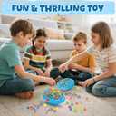 2 x Marble Balance Game, Wobble Marble Stacking Game for Kids 6+, Family Games for Kids and Adults with Built-in Storage, Marbles Board Game for 1-4 Players, Fun Birthday Party Games Toys