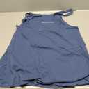 Athletic Dress for Women Hot Shot Mini Dress Onesie Oversized Romper Pockets Built-in Shorts Summer (Small, Blue)