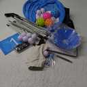 Golf Game with 2 Clubs Right Handed,Practice Golf with 6 Buckets, Outdoor Golf Gift for Adults,Holes Golf Outdoor Game for Lawn,Yard,Camping,Park