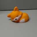 ATSUI Fox Night Light, LED Squishy Novelty Animal Lamp, Food Grade Silicone, 2 Level Dimmable, Nursery Nightlight for Desk Decor, Funny Gifts Stuff for Boys Girls Baby, White Elephant Gifts