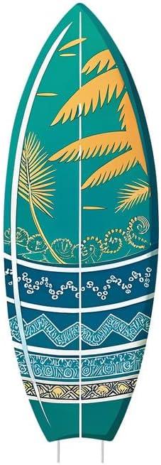 Life Size Cardboard Cutout Standup | Waterproof | Surfboard Teal