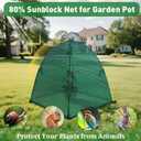 2 Pcs Winter Plant Covers for Snow and Ice Protection, 23.6"x23.6"x23.6"Plant Covers Freeze Protection, Shrub Frost Protector Tents, Protecting Outdoor Plants from Snow Frost Animal