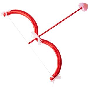 Lizxun Cupid Bow and Arrow Set Halloween Cosplay Costume Accessories Dress up Party Favors (One Size, Pink)