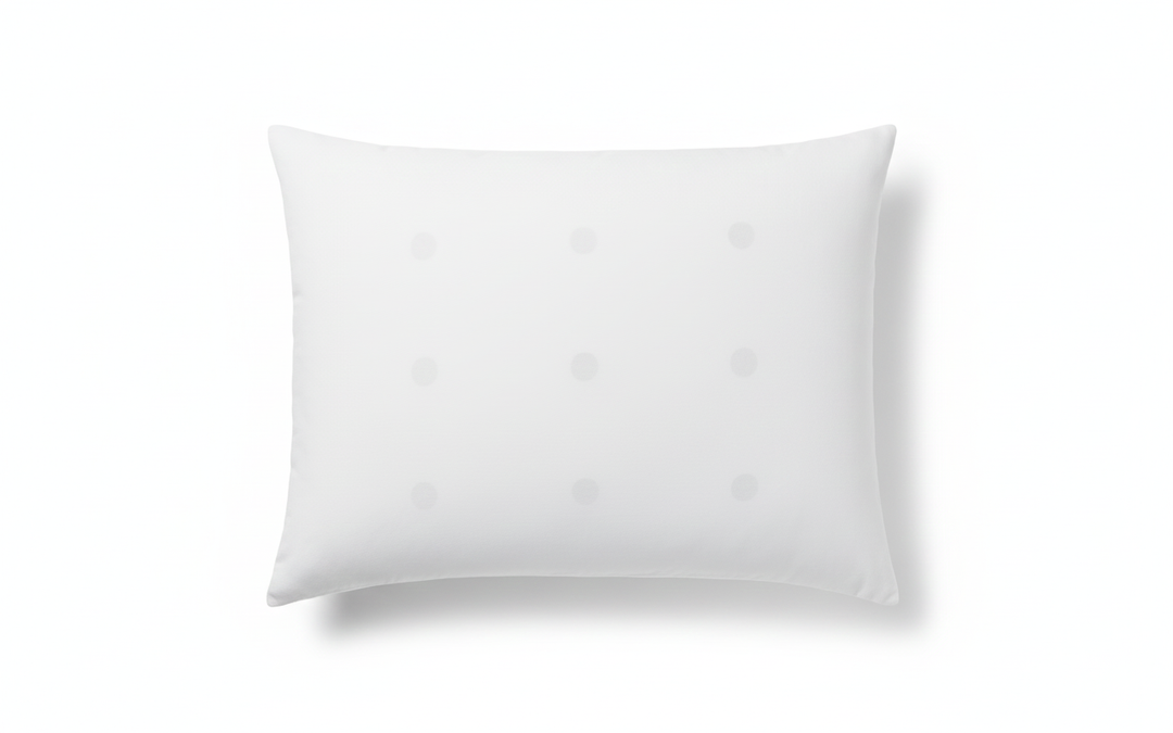 Care Label 13"x18"x2" Polyurethane  Foam Pad Pillow case on a Pillow