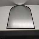 Arched Wall Mirror, 20 x 30 inch Arch Bathroom Mirror, Wall Mounted Vanity Mirror with Arch Metal Frame, Modern Bathroom Vanity Mirror for Bedroom, Living Room, Hanging or Leaning, Black
