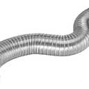 Lambro Silver 8' 6-inch Diameter Flexible Semi-Rigid Aluminum Duct (306) (Pack of 1)