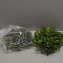 DDHS 11 Inch Artificial Boxwood Small Wreath for Front Doors, 2 Packs Green Leaves Wreath, Spring Summer Mini Wreaths for Indoor Outdoor Hanging Wall Window Wedding Home Decor Party Farmhouse