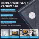 Vixino Vacuum Sealer, Vacuum Sealer For Food, Handheld Vacuum Sealer (Vacuum Sealers + 30 Reusable Vacuum Seal Bags)