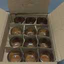 Homemory 24 Pcs Tealight Candle Holders, Amber Votive Candle Holders, Glass Candle Holder for Table Centerpiece, Wedding, Baby Shower, Birthday, Party, Halloween, Christmas