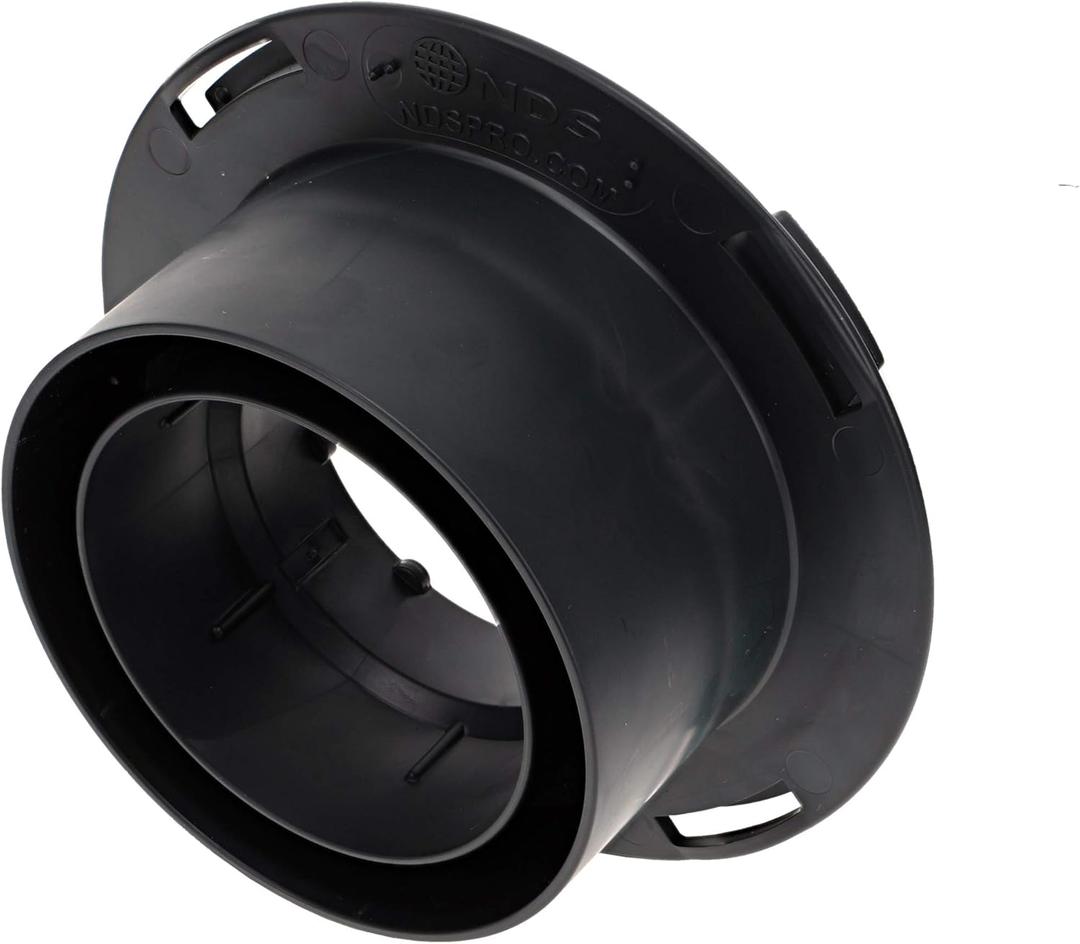 NDS 1243 Outlet Adapter for Catch Basin, Fits 3 in. & 4 in, No Size, Drain Pipes
