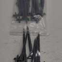 Garden Irrigation System, Adjustable Irrigation Dripper 20Pcs/Bag Irrigation Dripper with Ground Insert Fruit Tree Drip Irrigation Emitters for 1/4" Drip Irrigation Tubing(180 Degrees with Plunger)