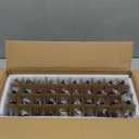 June Fox 2oz Glass Dropper Bottle, 40 Pack Amber Glass Bottles with Glass Droppers and Black cap for Essential Oils, Lab Chemicals, Perfumes