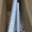 NiHome Bedside Shelf with Rotating Foldable Tray, Height-Adjustable Clip On Bed Side Tray Table, Overbed Table Fits Bed Frames 0.7"-2.7" Wide for Dorms, Apartments, Bedrooms,Dorm Essentials(All White)