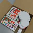 VitalCozy 30 Pack Christmas Craft Kits for Kids Bulk Make You Own Snowman Felt Ornaments for Winter Party Christmas Tree Decorations, 6 Styles