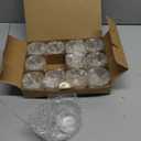 Letine Tealight Candle Holder Set of 12- Clear Glass Votive Candle Holders Bulk for Christmas Decorations, Wedding, Party & Home Decor