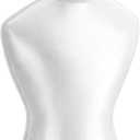 Tondiamo Vintage Velvet Necklace Display Stand White Mannequin Velvet Jewelry Necklace Holde Elegant Decor for Wedding Jewelry Selling Vendors Trade Shows (13.39 x 6.69 x 3.54 Inches)