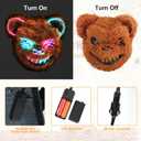 Halloween Purification Mask, Easter Bear/Rabbit Mask Hacker Anonymous V/Costume Party Role Playing Easter Animal Toys