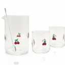 Silver One International Daisy Mixing Glass Coctail Set