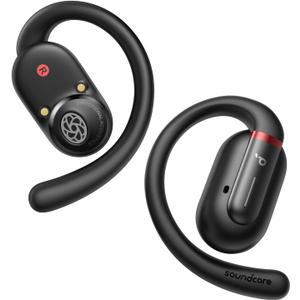 Soundcore by Anker V30i Open-Ear Headphones, Ultra-Comfort, Lightweight Design, Snug Fit, Ergonomic Ear Hooks, Robust Bass, 36H Playtime, Bluetooth 5.3, App Control, Clear Calls, Wireless Earbuds