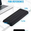 2 Pack L-Shaped Arm Rest for Desk, Ergonomic Elbow Pads with Non-Slip Base, Memory Foam Desk Edge Cushion & Wrist Rest for Office, Home, Study Use
