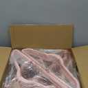 Smartor Pink Velvet Hangers - 50 Pack, Felt Hangers Non Slip Rose Gold Velvet Hangers, Heavy Duty Felt Hanger Flocked Hangers as Coat Hangers, Suit Hangers - Heavy Duty Clothes Hangers Velvet - Pink