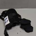 Travel Pillow Combo with Chin Strap, Airplane Pillows with 3D Eye Mask for Sleeping, 360 Support Plane Head Strap for All Plane Seats, Long Flights Essentials, Stop Bobblehead, Black