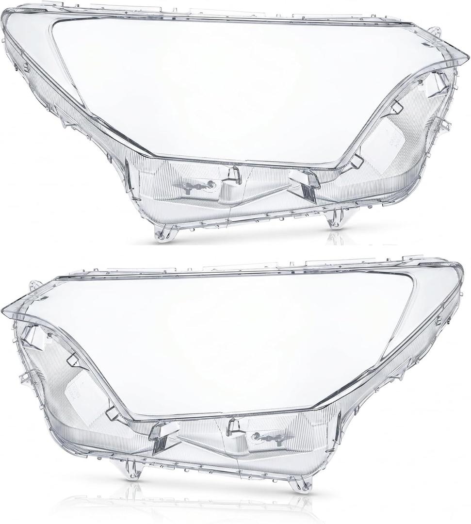 Headlight Lens Covers Replacement for Toyota RAV4 2016-2018