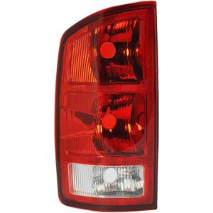 Driver-Side Tail Light Compatible With 2002 2003 2004 2005 2006 Dodge Ram 1500 Pickup; 2003 2004 2005 2006 Dodge Ram 2500/3500 Pickup Rear Brake Lamp Red Without the Bulbs