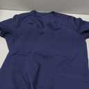 Scrubs for Women Set - V-Neck Scrub Top & Jogger Pants with 9 Pockets, Stretch Comfortable Medical Uniform (Blue, S)