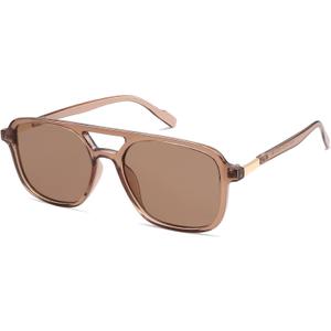 SOJOS Retro Aviator Sunglasses for Women Men,Trendy Rectangle Womens Mens Shades Sun Glasses SJ2202