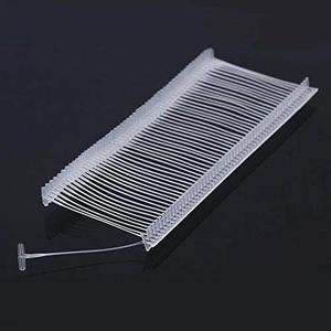 2 Inch Standard Tagging Attachments, 5,000 Pieces, 50 Per Clip- Natural