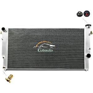 Aluminum 3 Rows Radiator Compatible For 1994-2002 Dodge Ram 2500 3500 Cummins 5.9L Turbo Diesel 1995 1996 1997 1998 1999 2000 2001 Cooling Radiator MT