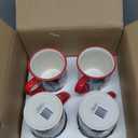 Watercolor Snowman 16 oz. Mugs, Set of 4 Assorted Designs