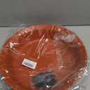 Hanging Bird Bath for Outside, Hanging Bird Water Feeder for Outdoor, Birdbath Bowl, Birdbaths for Outdoors Balcony Window Backyard Garden, Small Large Wild Birdfeeder Tray (12", Orange)