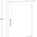 RiverRidge Somerset Wall Cabinet with Mirror Medicine Cabinet with Soft-Close Hinges & Adjustable Shelf Bathroom Mirror with Storage Shelves, 19.31''W x 6''D x 24.94''H