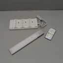 EZVALO 3-Pack Under Cabinet Lighting with Charging Station, 2000mAh Rechargeable Wireless Motion Sensor Lights, 3 Color Temps, Dimmable, Timer, Magnetic, with Remote Control for Kitchen, Closet