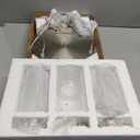 LMS 3Light Brushed Nickel Cluster Pendant Light, Modern Dining Room Light Fixture with Hammered Glass, Hanging Chandelier Lighting for Dining Room, Kitchen Island, Bedroom, LMS198