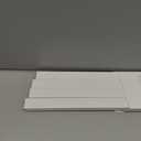 Delamu 56.7in Cord Hider, Cord Covers for 1-2 Wires on Wall, One-Cord Cable Hider, Easy Install Wire Hider Wire Covers for Cords on Wall, Cable Cover Raceway to Hide Wires Along Wall, W0.59 H0.4in (White)