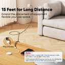 USB C Extension Cable 15Ft Long, 10Gbps Data Transfer/60W Charging/4K@60Hz USBC 3.2 Male to USB-C Female Cable Extender Type C Cord for iPhone 15 16 17, Galaxy S25/24, PC, Laptop, SSD and More