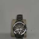 Fossil Men's Nate Quartz Stainless Steel Chronograph Watch, Color: Smoke Gray