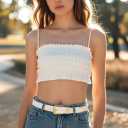 Monoluxe Pack 2 Women Belts for Ladies Jeans Pants with Fashion Faux Leather Gold Buckle (Black&white)