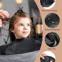 Lictin Hair Cloak Cape Black - Haircut Cape Umbrella Waterproof