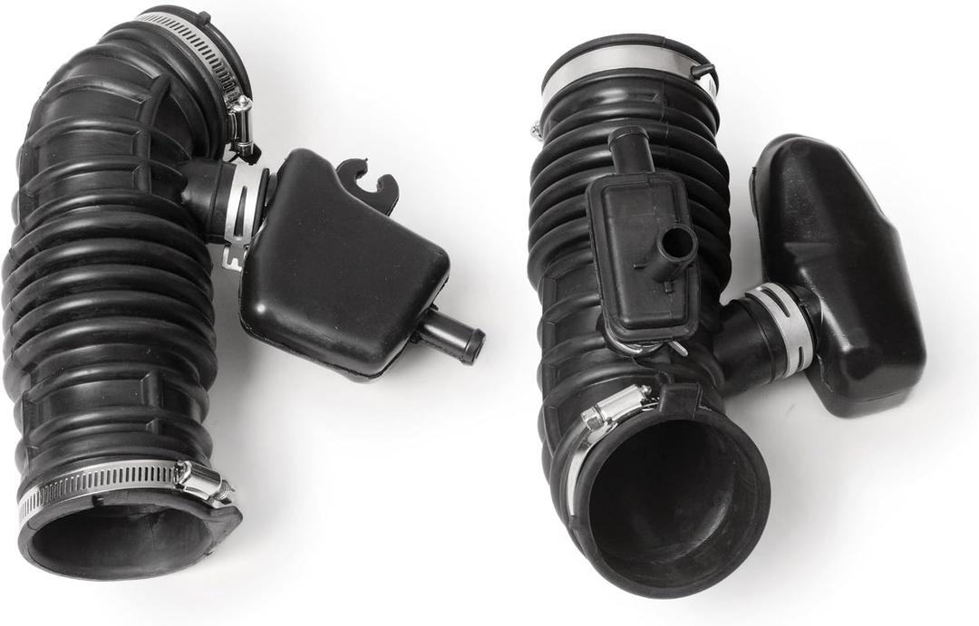 Air Intake Hose 2PCS Left & Right Side Air Cleaner Intake Hose Compatible with INFINITI FX35 2009 2010 2011 2012 3.5L V6 Replaces 16576-1CB1A 165761CB1A 16576-1CB0A 165761CB0A