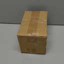 OGANAZI Modern Clear Coaster Set of 8- Glass Coasters for Drinks Crystal Coasters Round Cup Coaster Coffee Table Decor for Office, Kitchen, Bar, Dining Room, Living Room, Patio(Clear)