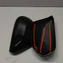 1Pair Replacement Compatible with Tesla Model 3 2017-2023 Rearview Side Mirror Covers Cap Glossy Blakc/Carbon Firber Look Rearview Mirror Cap(Gloss Black)