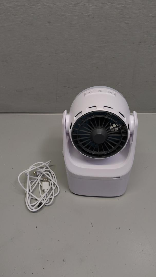 Portable Air Cooler,Dual Mist Modes, Up to 8-Hour Cooling Time, 3-Speed Portable Cooler with Adjustable Airflow, USB C, LED Mood Light, Lightweight, Great for Home & Travel