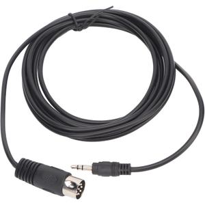 8 Pin DIN Male Cable, 9.8ft DIN 8 Pin to 3.5mm MIDI Cable, 8 Pin DIN Male Plug to 3.5mm Male Converter Audio Cable, for Connecting MP3 CD Player VCR DVD Computer